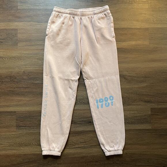 Taylor Swift 1989 Sweatpants Womens Medium Joggers Taylor's Version Cozy - Picture 3 of 12